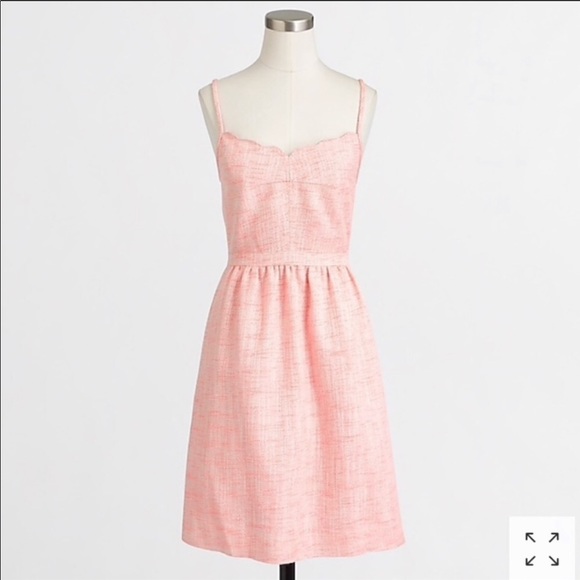 J. Crew Dresses & Skirts - ⭐️J.Crew Shimmer scalloped cami dress